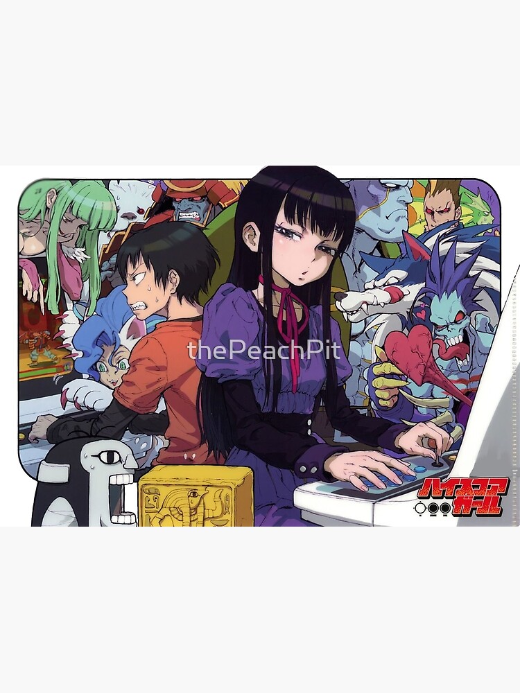 Hi Score Girl Haruo Yaguchi and Akira Ono (in Arcade) Spread | Poster