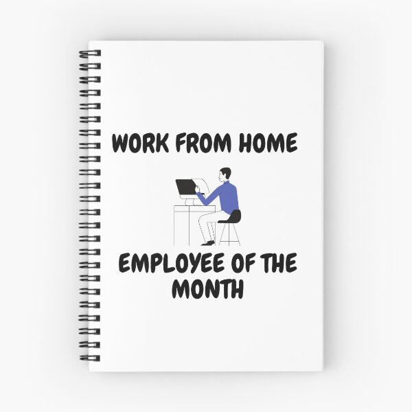 Item preview, Work From Home Employee Of The Month designed and sold by LuckyKermit.
