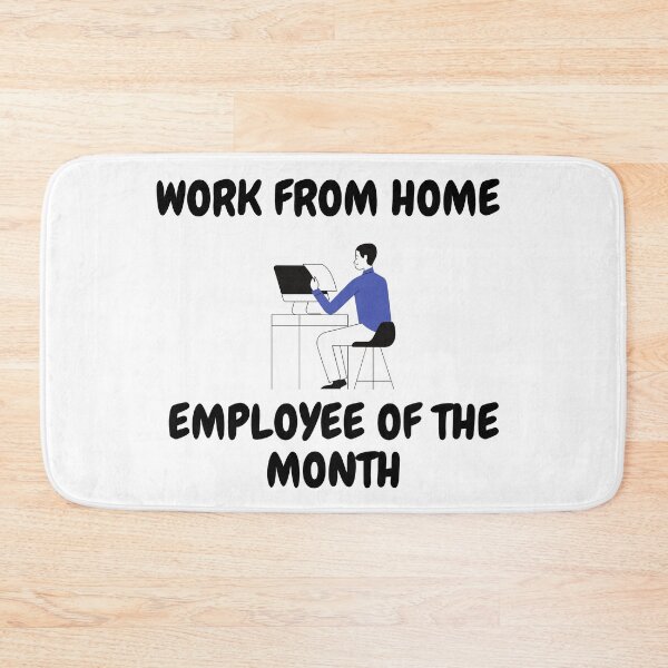 Item preview, Work From Home Employee Of The Month designed and sold by LuckyKermit.