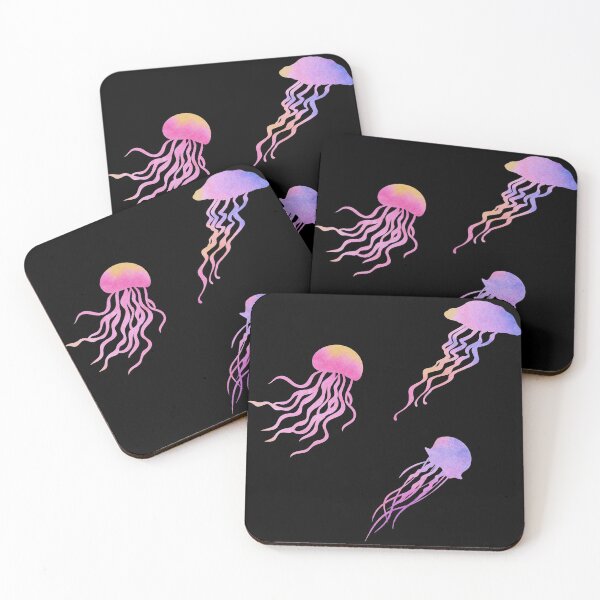 Item preview, Pink Watercolor Jellyfish designed and sold by Hedda Young.