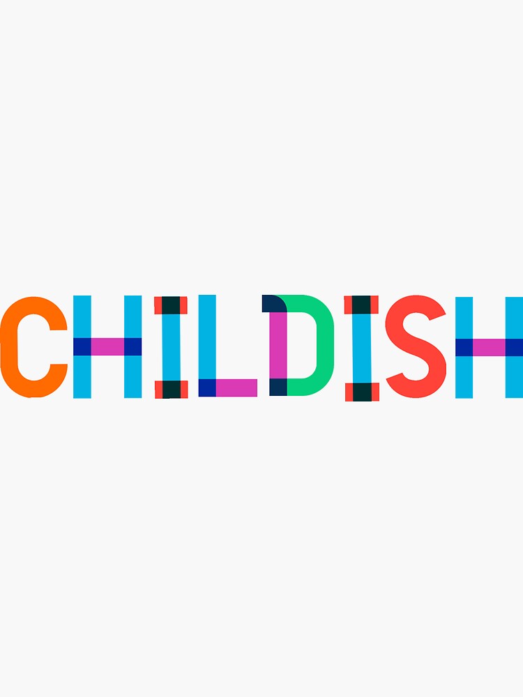 Tgf childish online sticker