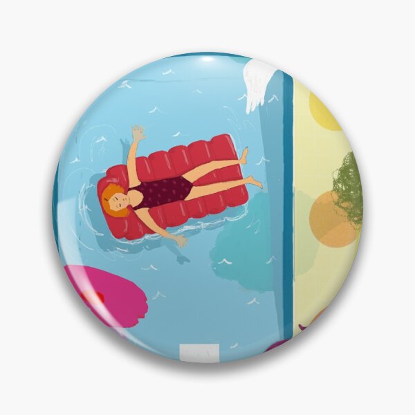 Item preview, Illustration piscine fraise designed and sold by Karine-Anglade.