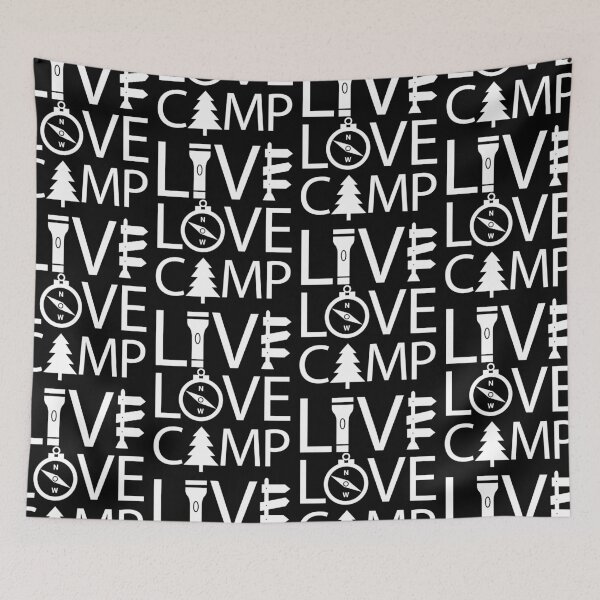 Item preview, Live Love Camp Great Outdoors designed and sold by GravitiTees.