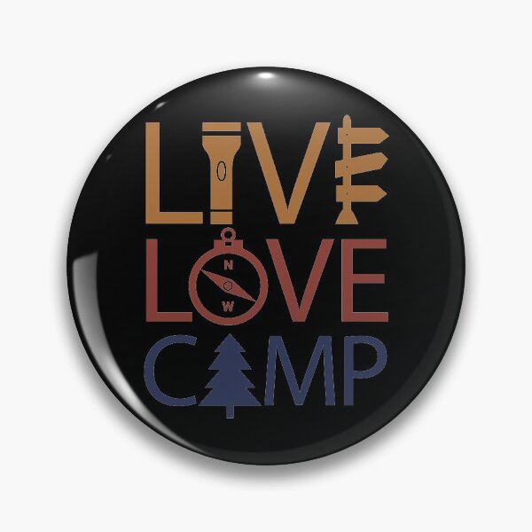 Item preview, Live Love Camp Hiking Outdoors designed and sold by GravitiTees.