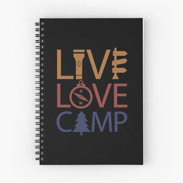 Item preview, Live Love Camp Hiking Outdoors designed and sold by GravitiTees.