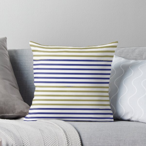 Item preview, Blue and Yellow Geometric Line Pattern designed and sold by tulipdesign.