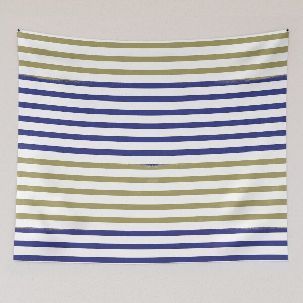 Item preview, Blue and Yellow Geometric Line Pattern designed and sold by tulipdesign.