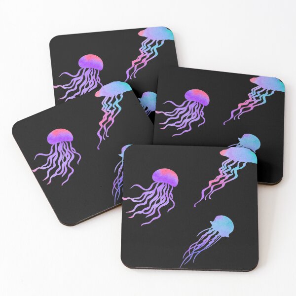 Item preview, Purple Watercolor Jellyfish designed and sold by Hedda Young.