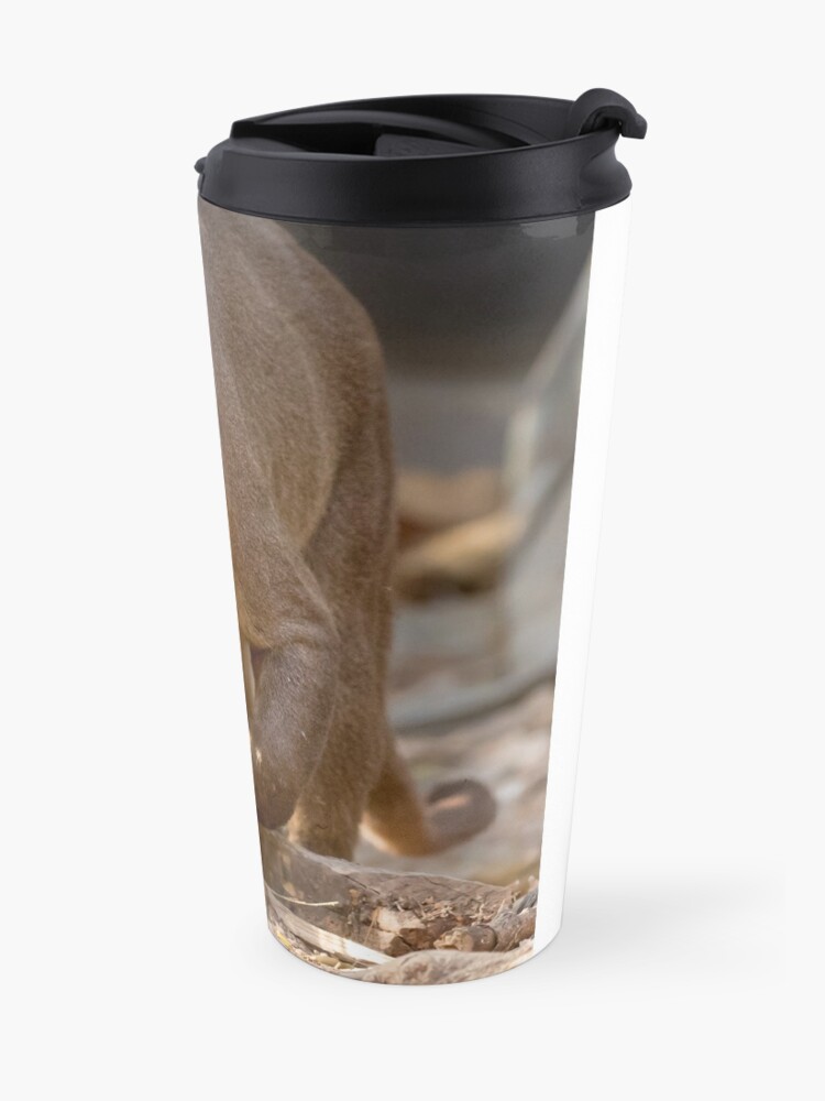 Alternate view of Prowling fossa Travel Coffee Mug