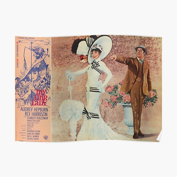 Eliza Doolittle Audrey Hepburn ART PRINT My Fair Lady Quote Musical Gift