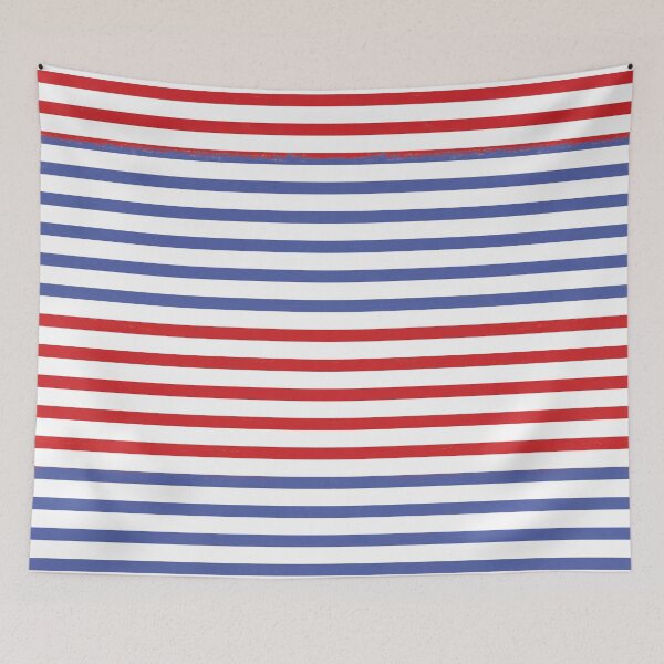Item preview, Red and Blue Geometric Line Pattern designed and sold by tulipdesign.