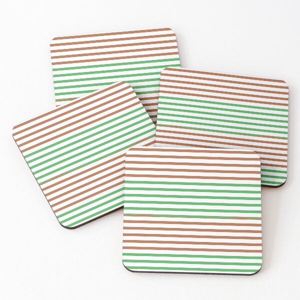 Item preview, Orange and Green Geometric Line Pattern designed and sold by tulipdesign.