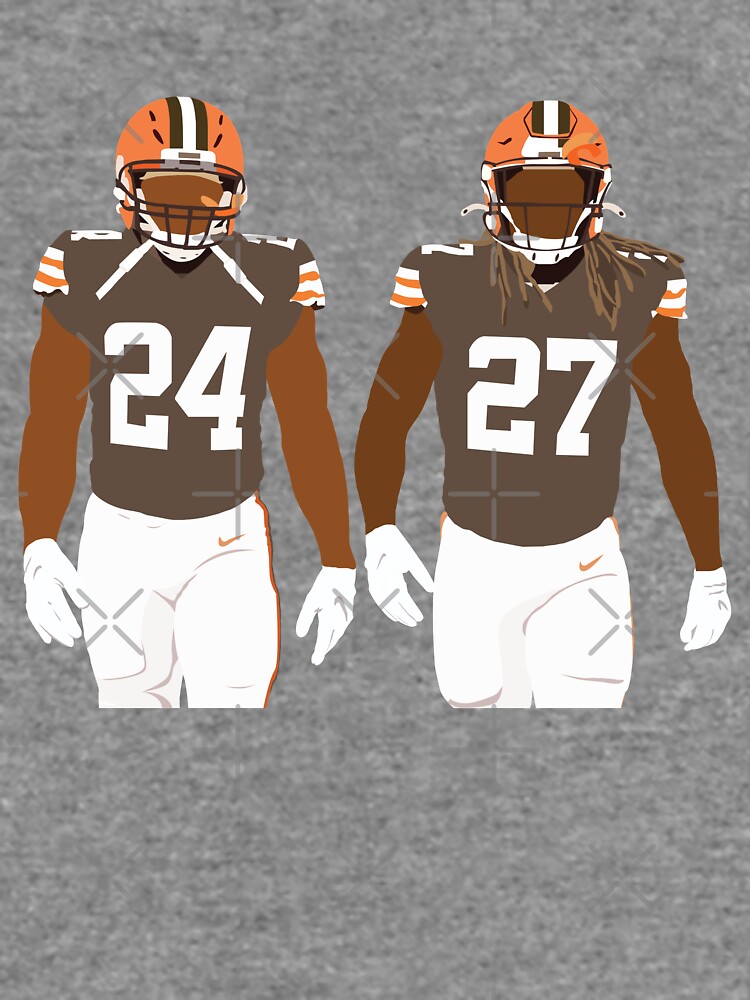 Nick Chubb And Kareem Hunt Cleveland Browns Football Shirt, hoodie, sweater  and long sleeve