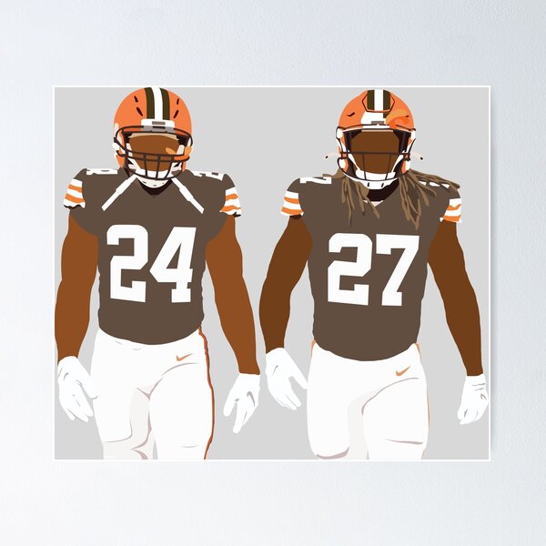 Item preview, Nick Chubb & Kareem Hunt designed and sold by Amy Snively.