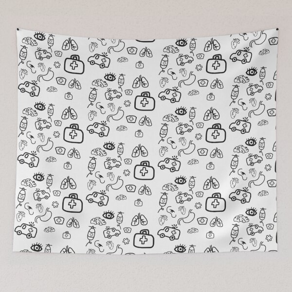 Item preview, NUrse life minimal nursering draw design  designed and sold by Tropical Blood.