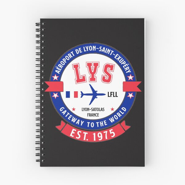 Item preview, LYS Lyon Saint-Exupéry International Airport France - Vintage Style designed and sold by FouDeeziner.