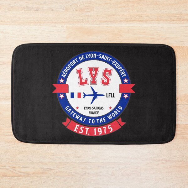 Item preview, LYS Lyon Saint-Exupéry International Airport France - Vintage Style designed and sold by FouDeeziner.