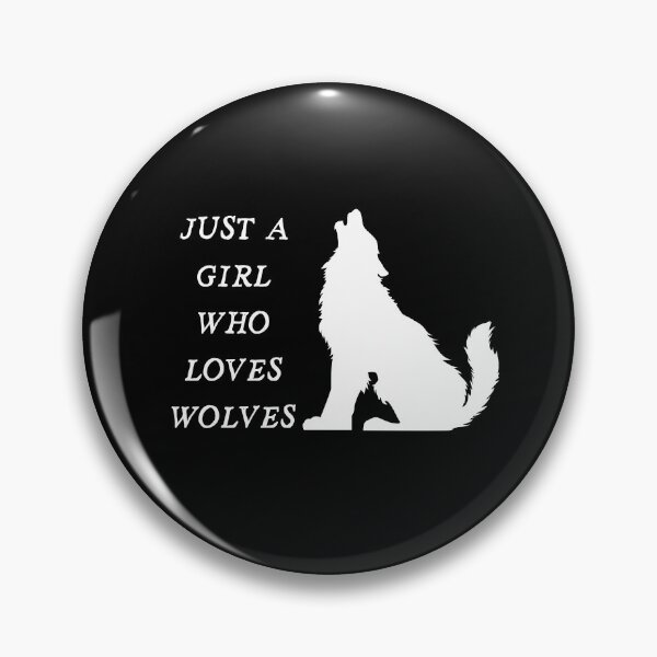 Item preview, Just A Girl Who Loves Wolves designed and sold by fahrurrozzi.