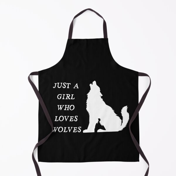 Item preview, Just A Girl Who Loves Wolves designed and sold by fahrurrozzi.