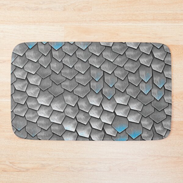 Item preview, Silver and Blue Holographic Dragon Armor Scales designed and sold by orionlodubyal.