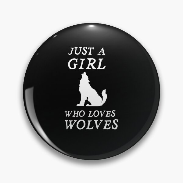 Item preview, Just A Girl Who Loves Wolves designed and sold by fahrurrozzi.