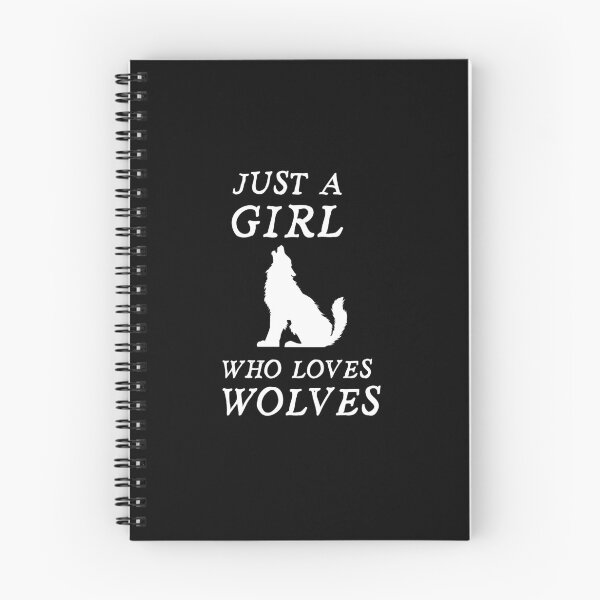 Item preview, Just A Girl Who Loves Wolves designed and sold by fahrurrozzi.