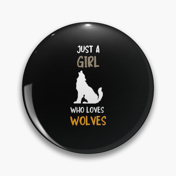 Item preview, Just A Girl Who Loves Wolves designed and sold by fahrurrozzi.