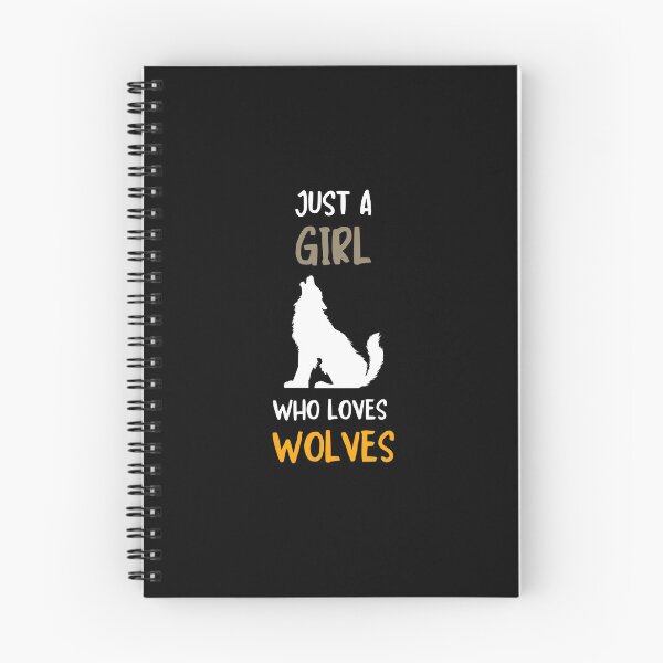 Item preview, Just A Girl Who Loves Wolves designed and sold by fahrurrozzi.