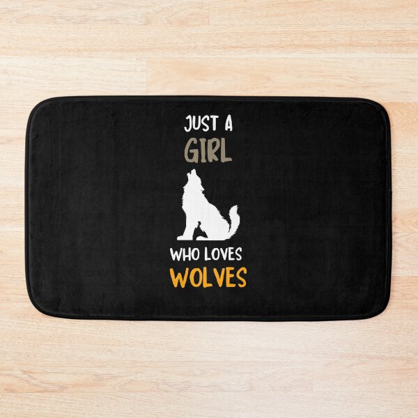 Item preview, Just A Girl Who Loves Wolves designed and sold by fahrurrozzi.