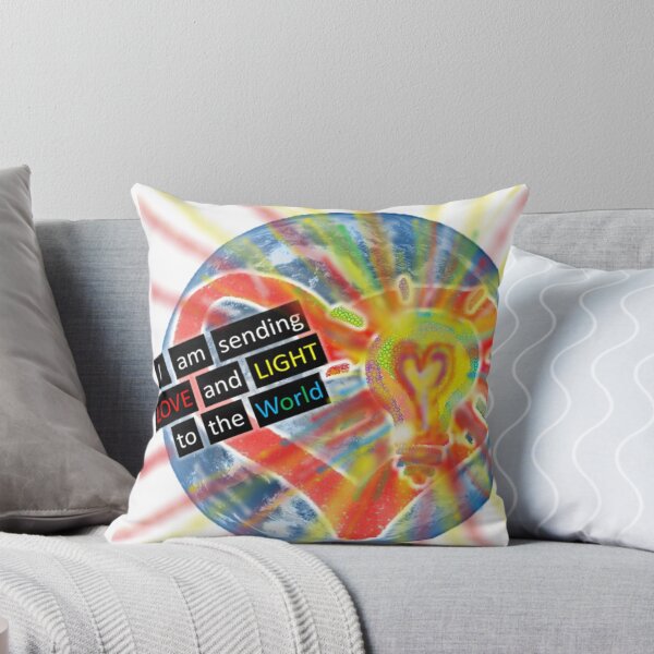 Item preview, I AM SENDING LOVE AND LIGHT TO THE WORLD (Glow) designed and sold by OceansSupply.