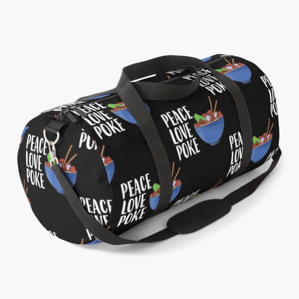 Item preview, Peace Love Poke Funny Poke Bowl design designed and sold by jakehughes2015.