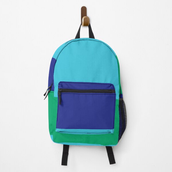 Item preview, Caribbean Blues and Greens Colour Block designed and sold by Playful Pixel Designs.