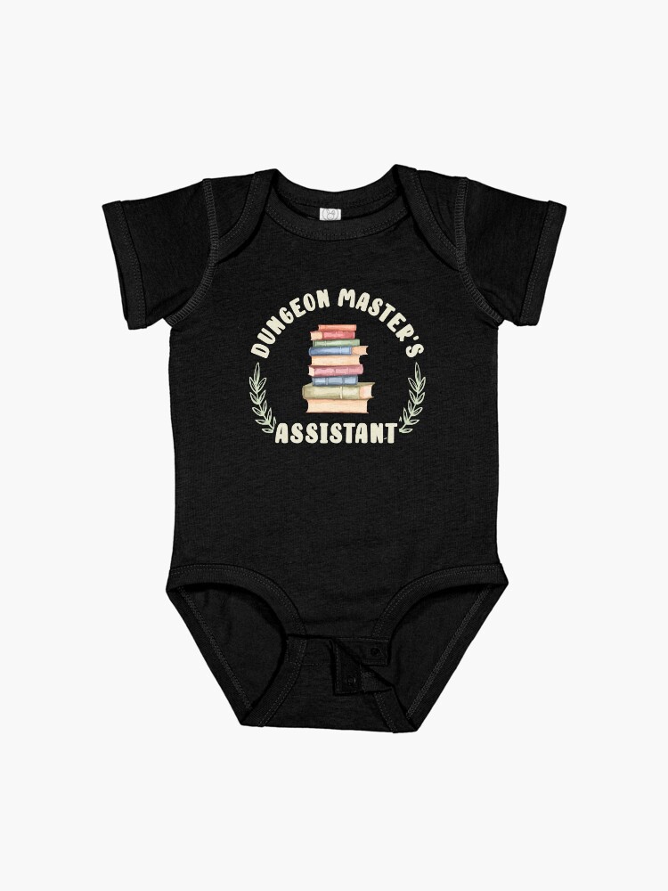 Thumbnail 1 of 2, Baby One-Piece, Dungeon Master's Assistant! designed and sold by phandiltees.