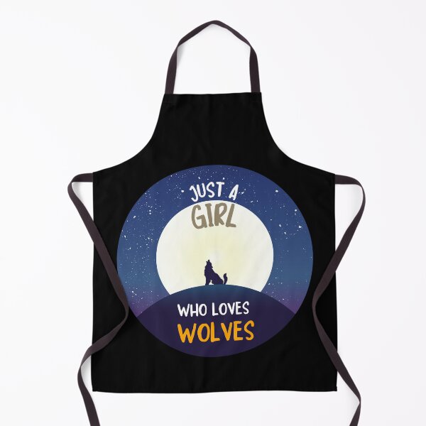 Item preview, Just A Girl Who Loves Wolves designed and sold by fahrurrozzi.