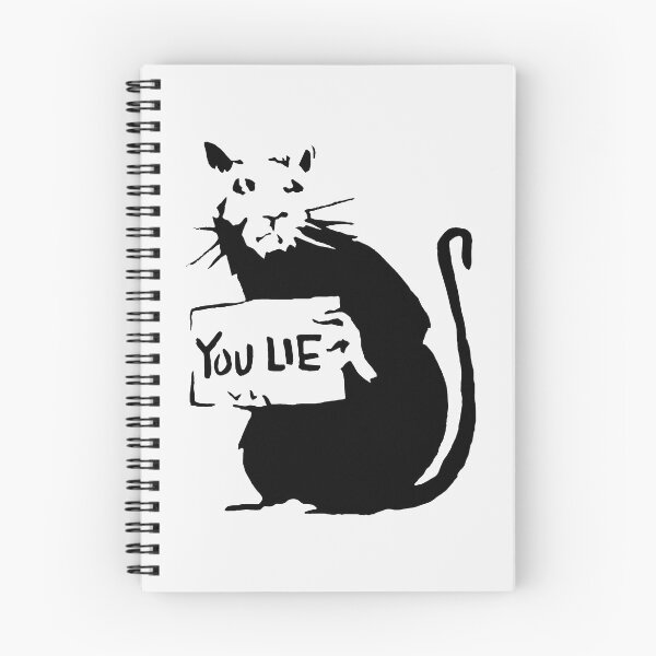 Aperçu de l'œuvre Vous mentez - Rat - Banksy créée et vendue par FelpoStore.