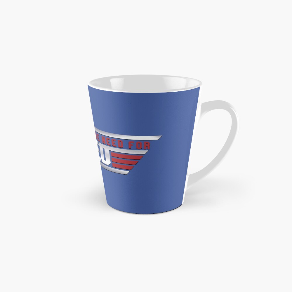 Top Gun I Feel The Need For Speed 20 oz Red White Blue Ceramic Mug 