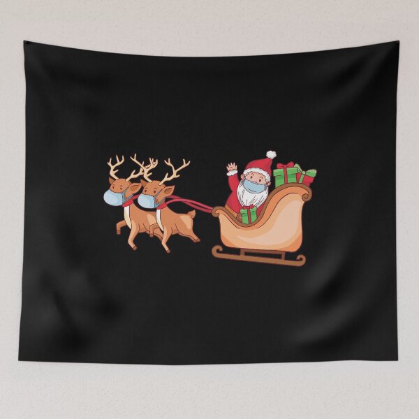 Item preview, Santa Claus With Reindeers  designed and sold by OnepixArt.