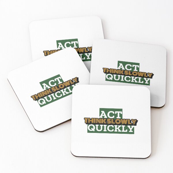 Item preview, Act Quickly, Think Slowly designed and sold by retro87tee.