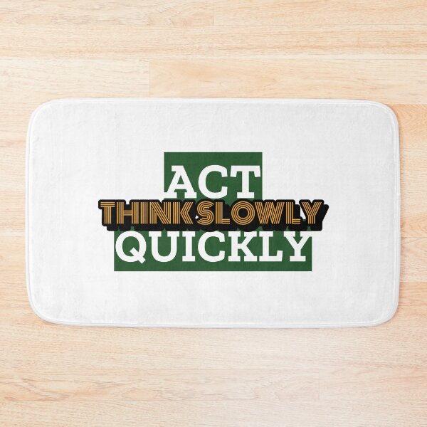 Item preview, Act Quickly, Think Slowly designed and sold by retro87tee.