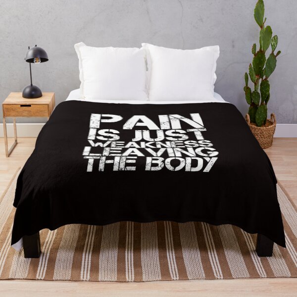 Item preview, Pain is just weakness leaving the body funny gift designed and sold by medbouk1.