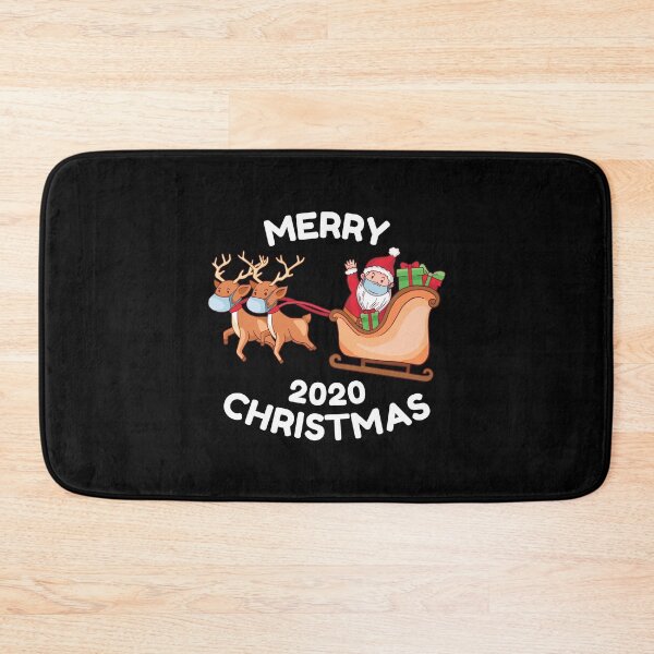 Item preview, Merry 2020 Christmas Santa With Reindeer designed and sold by OnepixArt.