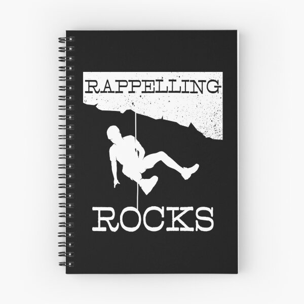 Item preview, Rappelling Rocks Funny Rappelling & Claiming print designed and sold by jakehughes2015.