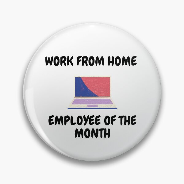 Item preview, Work From Home Employee Of The Month Laptop Clipart designed and sold by LuckyKermit.