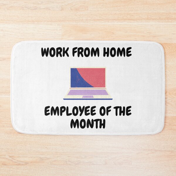 Item preview, Work From Home Employee Of The Month Laptop Clipart designed and sold by LuckyKermit.