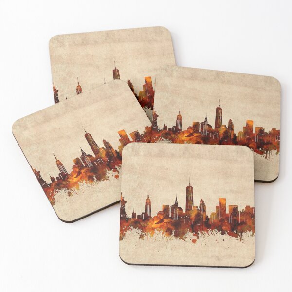 Aperçu de l'œuvre new york skyline vintage créée et vendue par BekimART2.