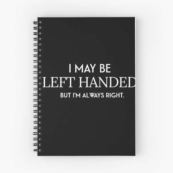 Item preview, funny text design for left handers, gift for her, gift for christmas designed and sold by IronyOnCotton.