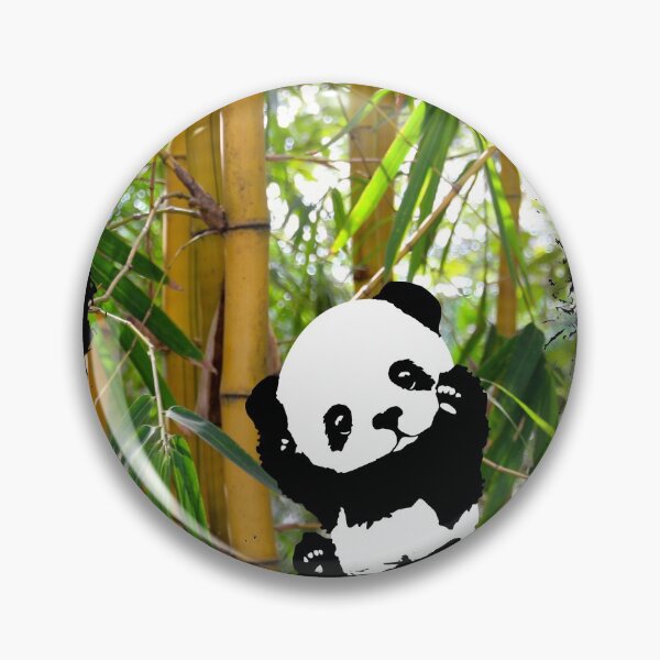 Item preview, Small Panda In A Forest With Bamboo Trees designed and sold by Paulina Vanlife.