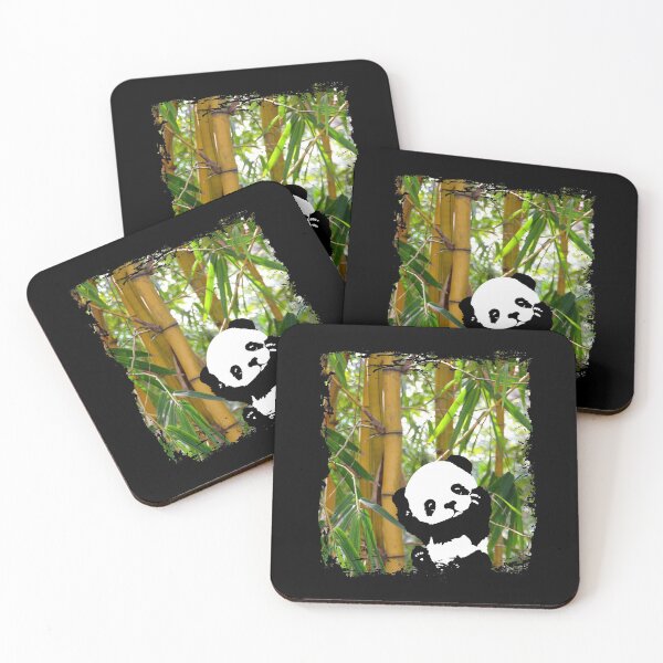 Item preview, Small Panda In A Forest With Bamboo Trees designed and sold by Paulina Vanlife.