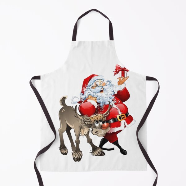 Item preview, Santa and Rudolph designed and sold by Imakeyouhappy.