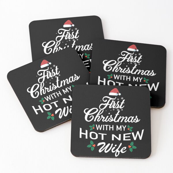 Item preview, First Christmas With My Hot New Wife designed and sold by Quirknova.